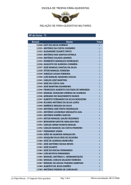 78 - Tropas P&aacute;ra-quedistas Portuguesas