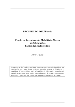 FUNDO DE INVESTIMENTO MOBILI&Aacute;RIO