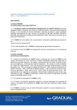 INCENTIVO FUNDO DE INVESTIMENTO