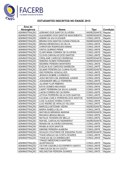 ESTUDANTES INSCRITOS NO ENADE 2015