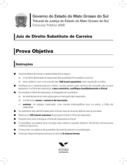 Prova Objetiva