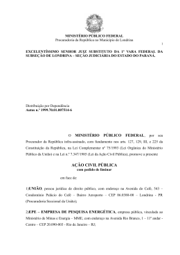 A&ccedil;&atilde;o - Procuradoria da Rep&uacute;blica no Estado do Paran&aacute;