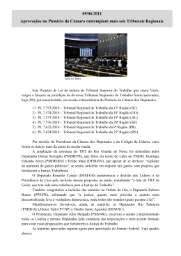 Aprova&ccedil;&otilde;es no Plen&aacute;rio da C&acirc;mara contemplam mais seis
