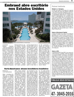 Embraed abre escrit&oacute;rio nos Estados Unidos