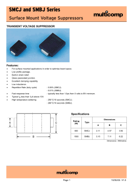 SMCJ and SMBJ Series