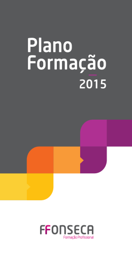 Plano Forma&ccedil;&atilde;o F.Fonseca 2015