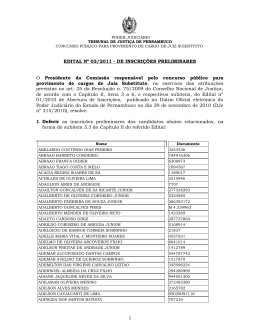 PROCESSO N°01/2009 – COJURI