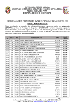 Proxy da Pol&iacute;cia Militar do Par&aacute;!