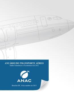 ANU&Aacute;RIO DO TRANSPORTE A&Eacute;REO