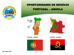 Apresenta&ccedil;&atilde;o Aia - Oportunidades de Neg&oacute;cio Angola