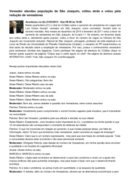 Vereador atendeu popula&ccedil;&atilde;o de S&atilde;o Joaquim