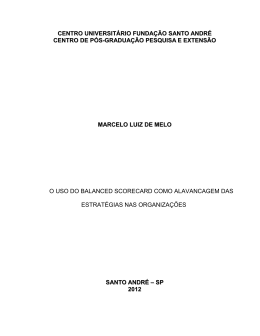 declara&ccedil;&atilde;o do escopo - Centro Universit&aacute;rio Funda&ccedil;&atilde;o Santo Andr&eacute;