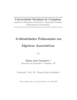 A-Identidades Polinomiais em &acute;Algebras Associativas