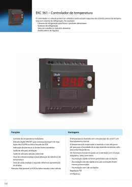 Controlador de temperatura del medio, EKC 361