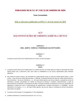 act das institui&ccedil;&otilde;es de cr&eacute;dito agr&iacute;cola m&uacute;tuo