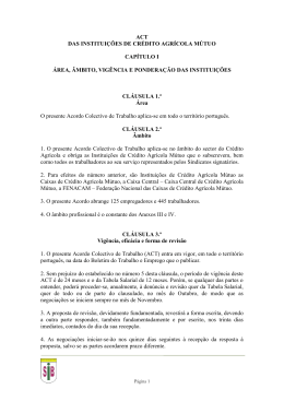 act das institui&ccedil;&otilde;es de cr&eacute;dito agr&iacute;cola m&uacute;tuo cap&iacute;tulo i &aacute;rea, &acirc;mbito