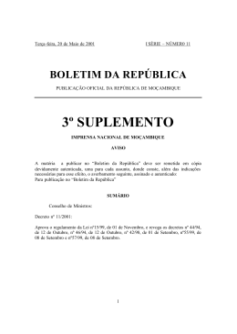 Decreto 11-01 Funcionamento de institui&ccedil;&otilde;es de cr&eacute;dito (2001)
