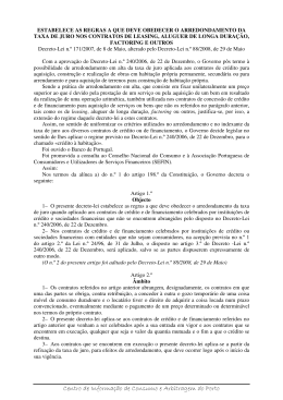 versão consolidada - Centro de Informação de Consumo e
