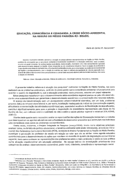 Educação, consciência e cidadania