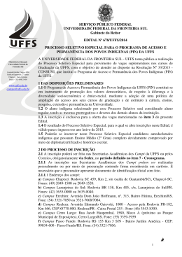 Edital N&ordm; 678/UFFS/2014