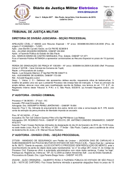 Di&aacute;rio da Justi&ccedil;a Militar Eletr&ocirc;nico