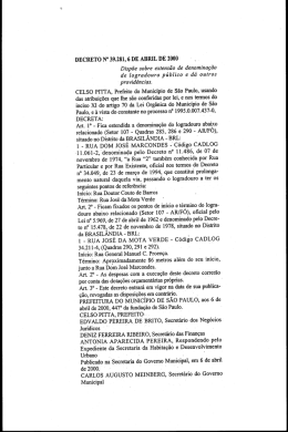 DECRETO N&rdquo; 39.281, 6 DE ABRIL DE 2000