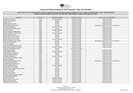 Resultado Preliminar - Copeve - Universidade Federal de Alagoas