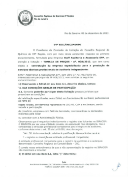 Conselho Regional de IlIluirnicízl BE Região Rio de Janeiro Rio de