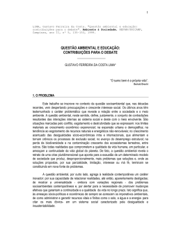 Lima,1999 - Informação, sensibilização e avaliação da