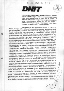 ATA DA sEsSAO DE AUDIÊNCIA PÚBLICA REFERENTE AOS