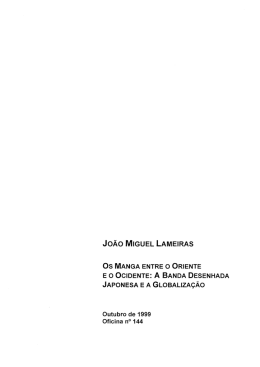 Jo&Atilde;o MIGUEL LAMEIRAs - Centro de Estudos Sociais