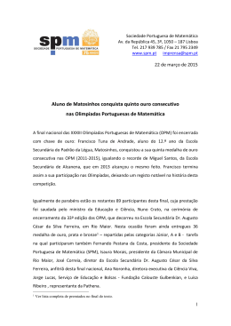lista completa - Sociedade Portuguesa de Matemática