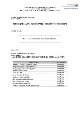 segunda retifica&ccedil;&atilde;o