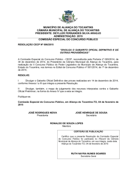 Resolu&ccedil;&atilde;o CECP n&ordm; 006/2015