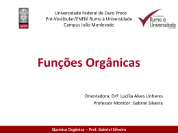 Fun&ccedil;&otilde;es Org&acirc;nicas - PROFESSOR GABRIEL SILVEIRA