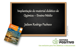 Implanta&ccedil;&atilde;o Qu&iacute;mica