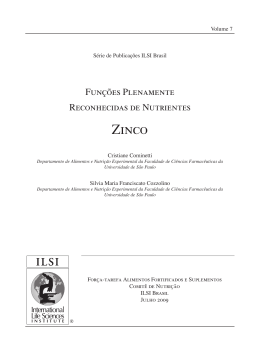 Zinco - International Life Sciences Institute