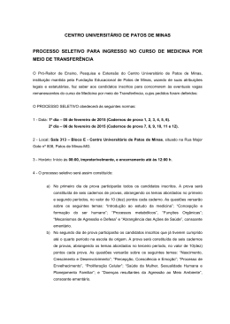 Acesse o Edital - Vestibular