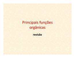 Principais fun&ccedil;&otilde;es org&acirc;nicas