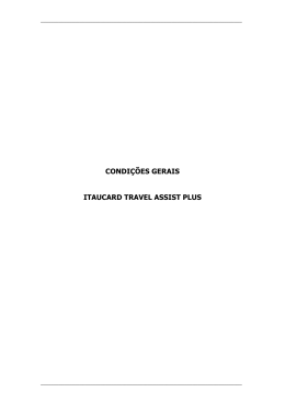 28.779 - ITAUCARD TRAVEL ASSIST PLUS - NOVA CG