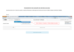PROCEDIMENTOS PARA LIBERA&Ccedil;&Atilde;O DOS DIRETORES