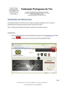 Manual de Inscri&ccedil;&atilde;o em Provas ONLINE