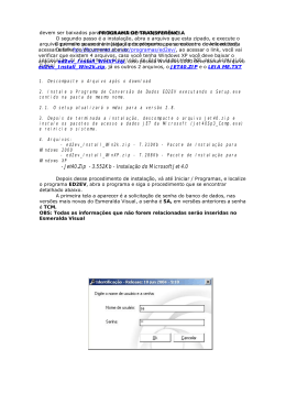 - Jet40.Zip - 3.552Kb - Instala&ccedil;&atilde;o do Microsoft Jet 4.0