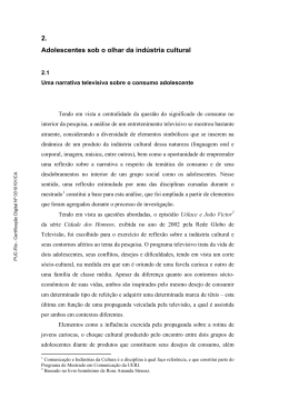 2. Adolescentes sob o olhar da ind&uacute;stria cultural - Maxwell - PUC-Rio