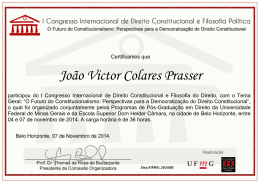 João Victor Colares Prasser - II Congresso Internacional de Direito