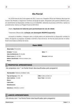 Ata Parcial - CidadeCompras