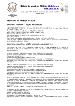 Di&aacute;rio da Justi&ccedil;a Militar Eletr&ocirc;nico