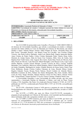 Processo: 23001 - Minist&eacute;rio da Educa&ccedil;&atilde;o
