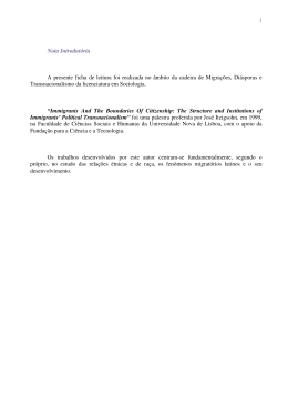 1 Nota Introdut&oacute;ria A presente ficha de leitura foi realizada no