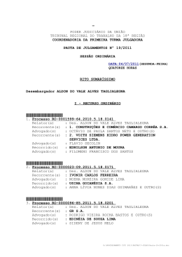 PODER JUDICI&Aacute;RIO DA UNI&Atilde;O TRIBUNAL REGIONAL DO